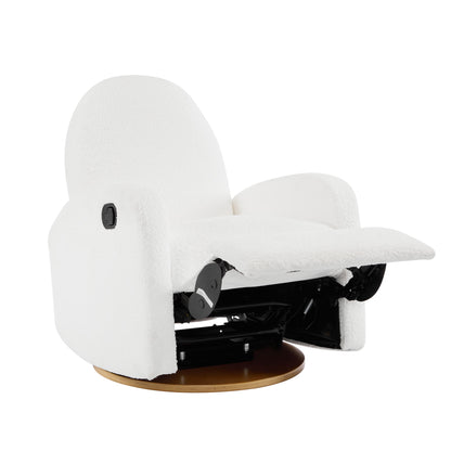 Beige 360 swivel and glider recliner by HouseOfZazla, plush upholstered chair on Tampa Home & Garden Store