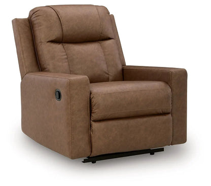 Mackmenville Zero Wall Recliner brown faux leather with plush back by Unique Piece Furniture on Tampa Home & Garden Store