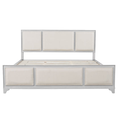 King Size Bed Frame and the Upholstered Headboard