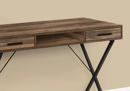 Contemporary Laptop Desk with Storage Drawers