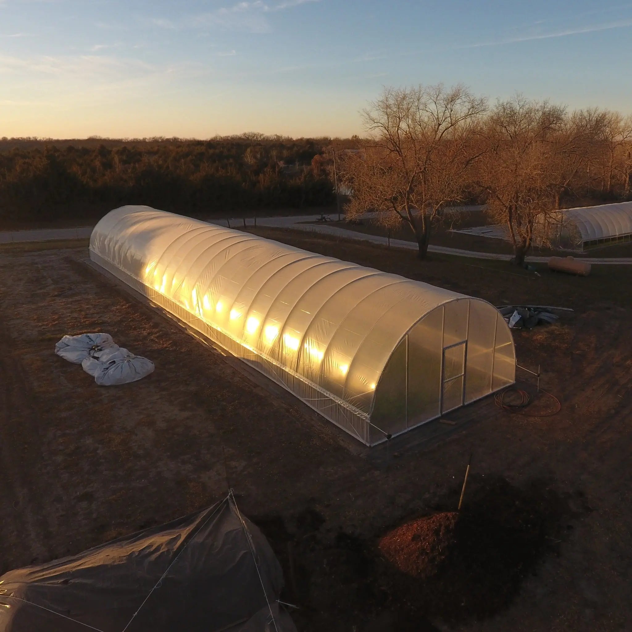 14' & 20'w Metal Hoop House Greenhouse Kit | Hoop Greenhouse Round