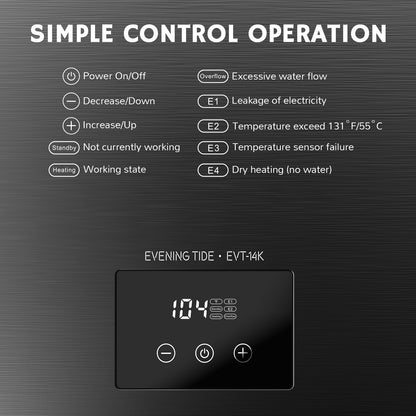 14 kW Electric Tankless Water Heater - Tampa Home & Garden Store