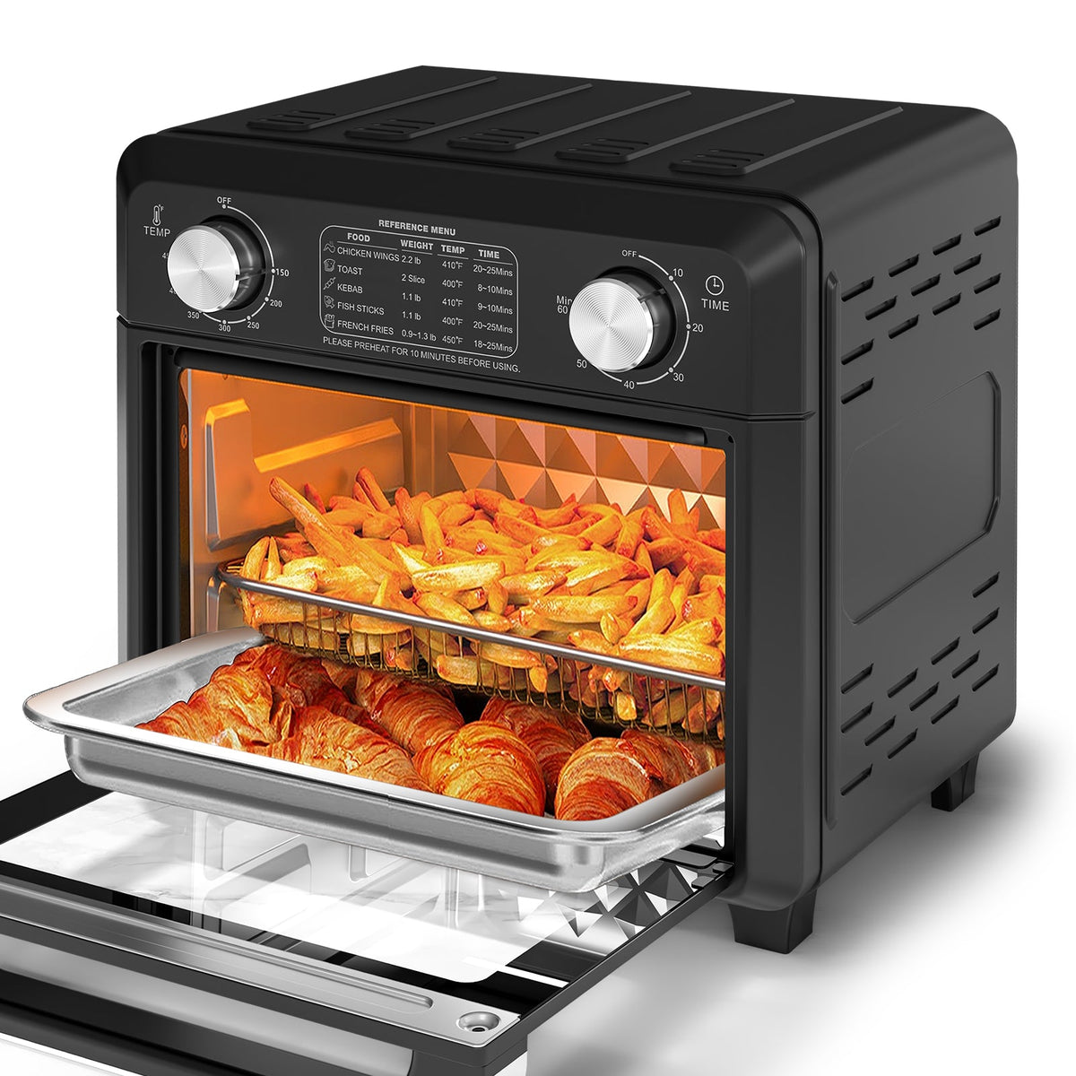 Compact 11 Qt Air Fryer for Family Meals