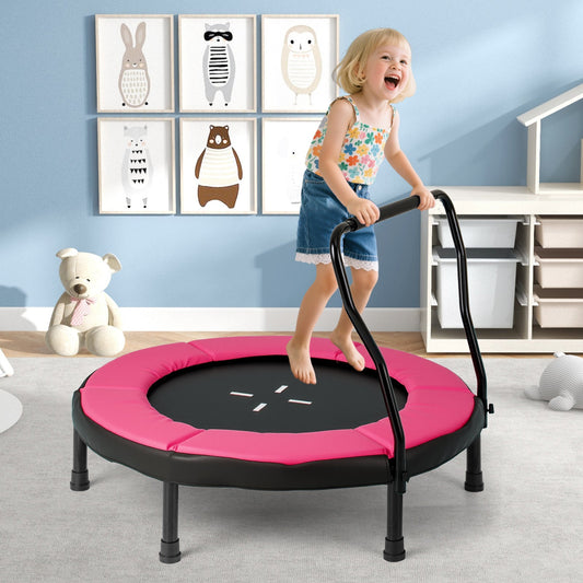 40 Inch Trampoline for Kids Indoor Outdoor Fitness Trampoline - Tampa Home & Garden Store