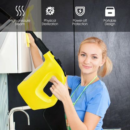 Powerful Handheld Steam Cleaner 1400W With Kit