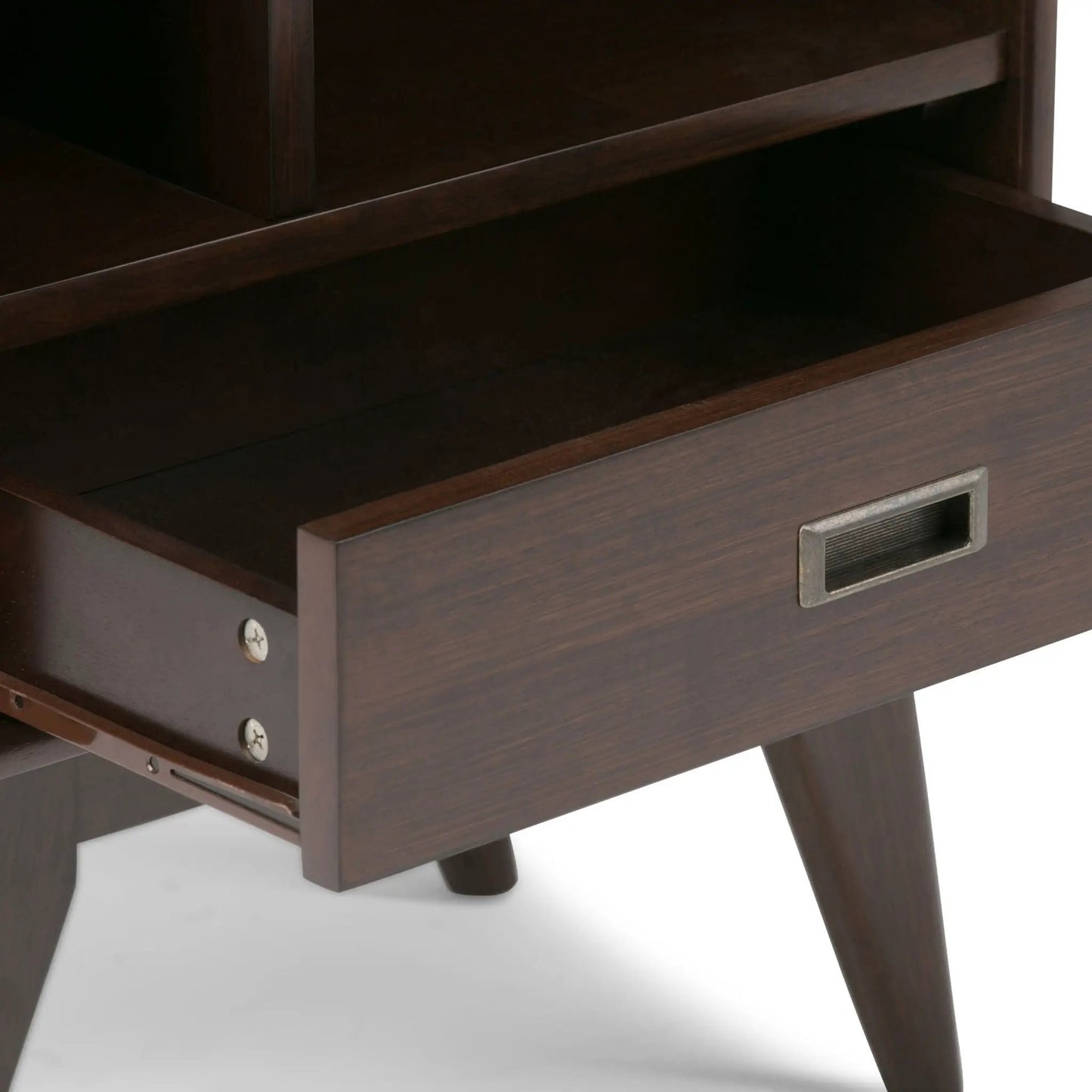 Draper Mid Century Wide Bookcase and Storage Unit