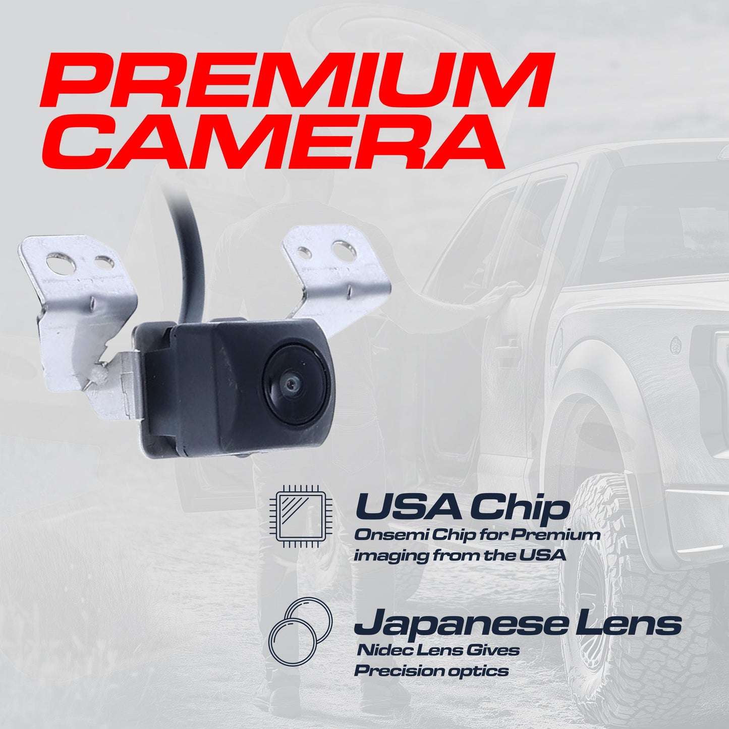 OEM replacement backup camera for Honda Pilot with wide-angle view, black housing on Tampa Home & Garden Store