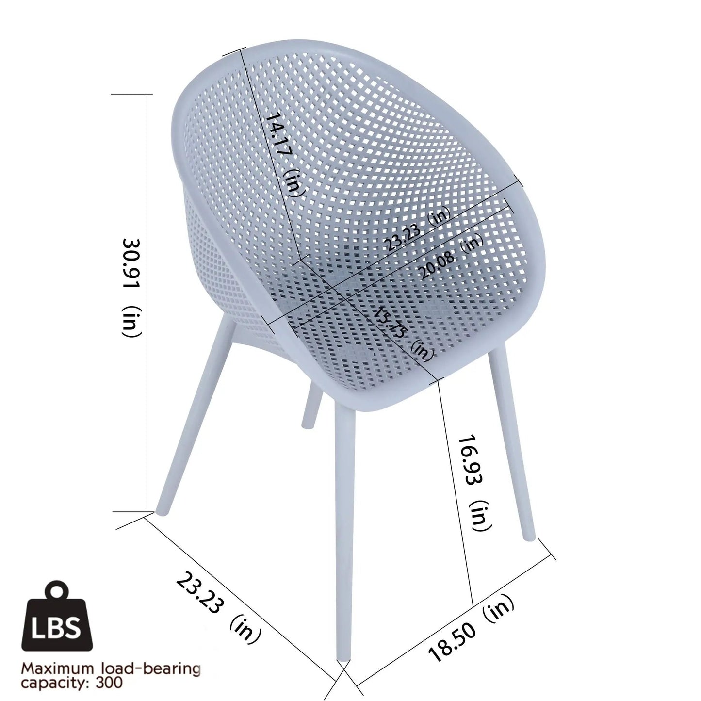 2 Pack Lounge Chair Set and Folding Square Table