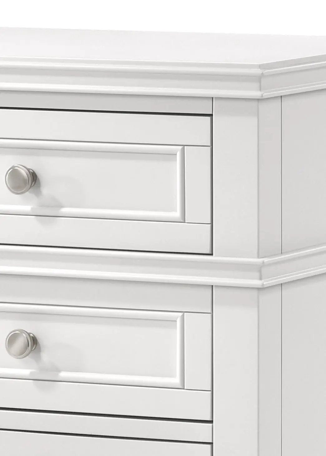 Three Drawer Nightstand with USB Charging Port