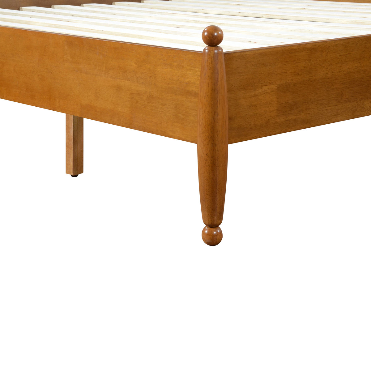 Queen size solid wood platform bed frame classic transitional style HouseOfZazla on Tampa Home & Garden Store