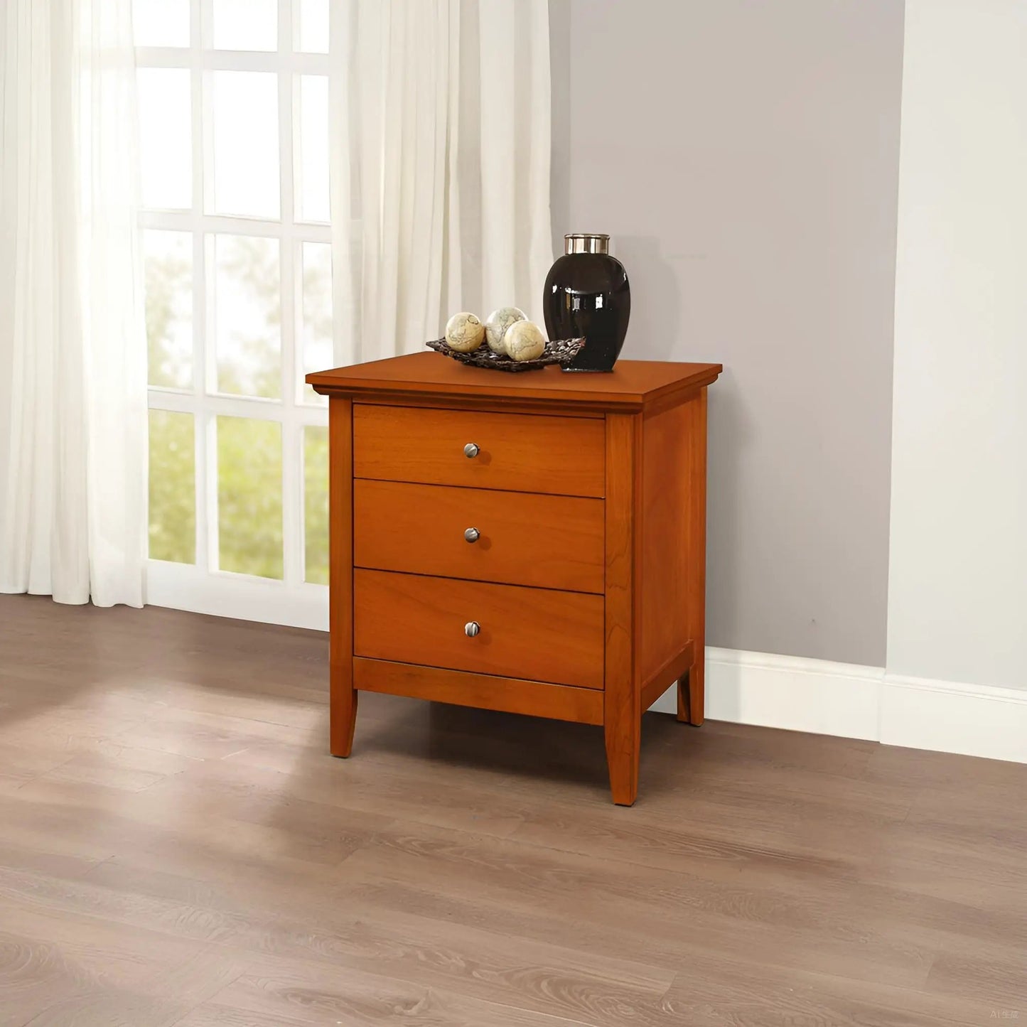 3 Drawer Nightstand and Dove Tailed Drawers