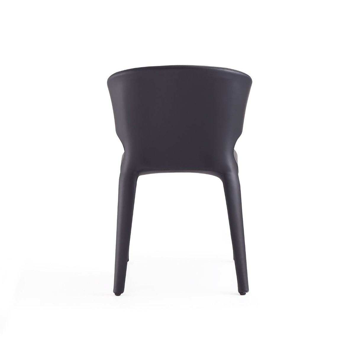 Conrad Dining Chair set of 2 in dark charcoal with metal frame on Tampa Home & Garden Store