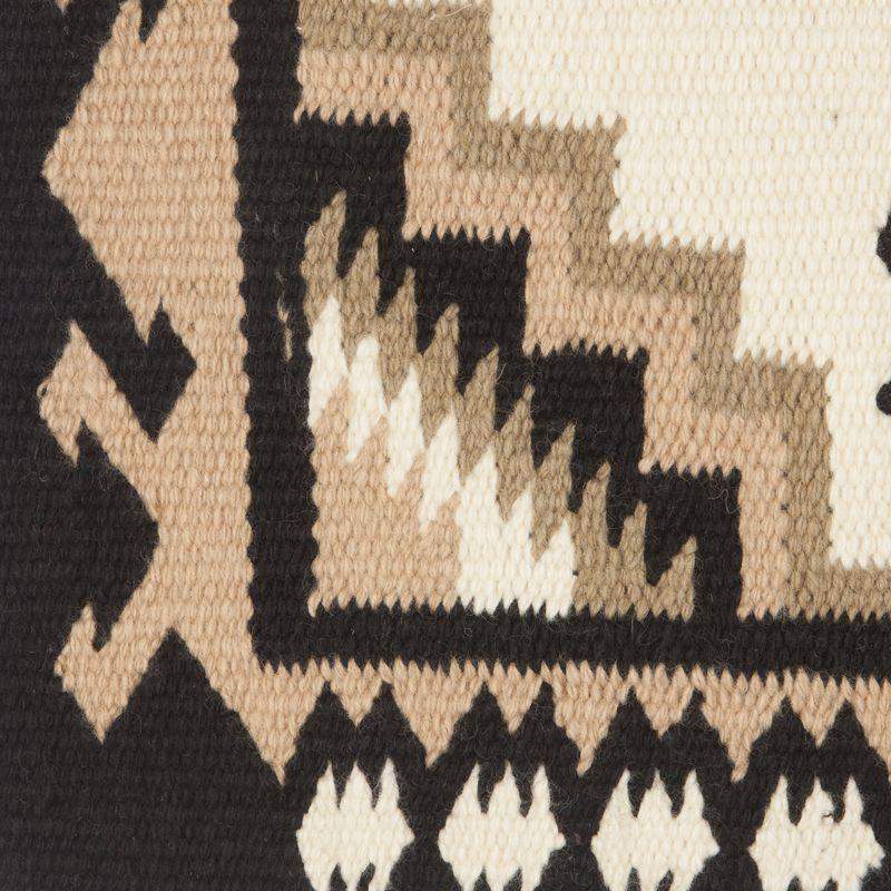 1438-4 Mayatex Haymaker Wool Blanket-38x34 BLACK CREAM SAND - Tampa Home & Garden Store