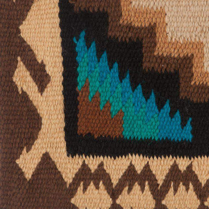 1438-4 Mayatex Haymaker Wool Blanket-38x34 BLACK CREAM SAND - Tampa Home & Garden Store