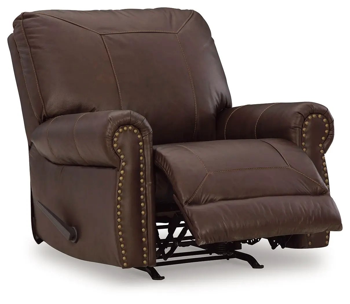Colleton Rocker Recliner in Dark Brown Finish