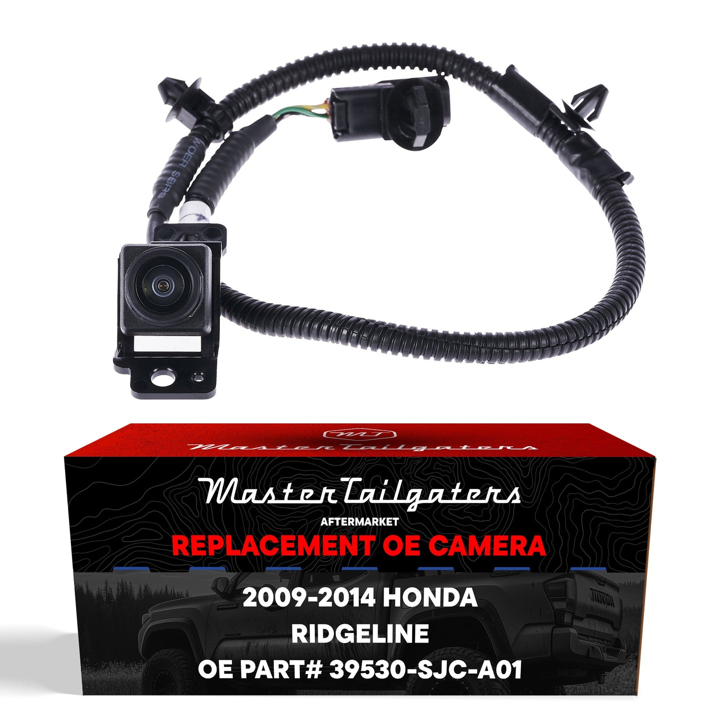 Backup camera with wiring harness by Master Tailgaters, OEM replacement for Honda Ridgeline on Tampa Home & Garden Store