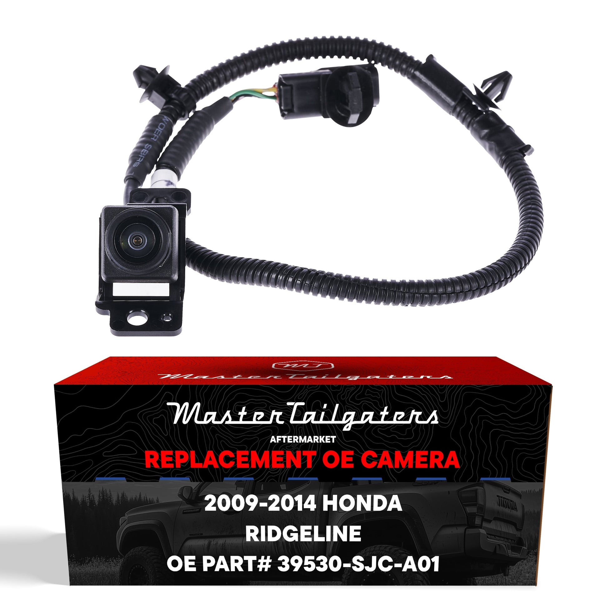 Backup camera with wiring harness by Master Tailgaters, OEM replacement for Honda Ridgeline on Tampa Home & Garden Store