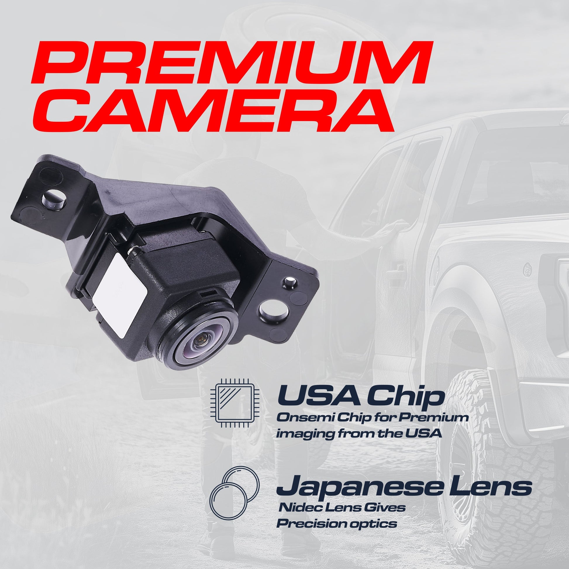 Master Tailgaters OEM backup camera for Honda Ridgeline, black housing, part 39530-SJC-A01 on Tampa Home & Garden Store