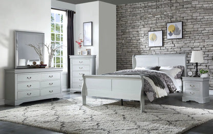 Louis Philippe Sleigh Style Bed Timeless Finish