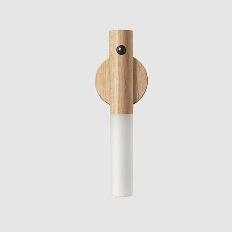 PIR Motion Sensor Night Light, Magnetic Wooden LED Wall Lamp, Rechargeable, UpTrend Deals on Tampa Home & Garden Store