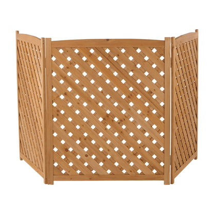 Outdoor 3 Panel Air Conditioner Screen For Patios