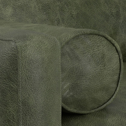 Morrison Brazilian Leather Sofa and Ottoman Set