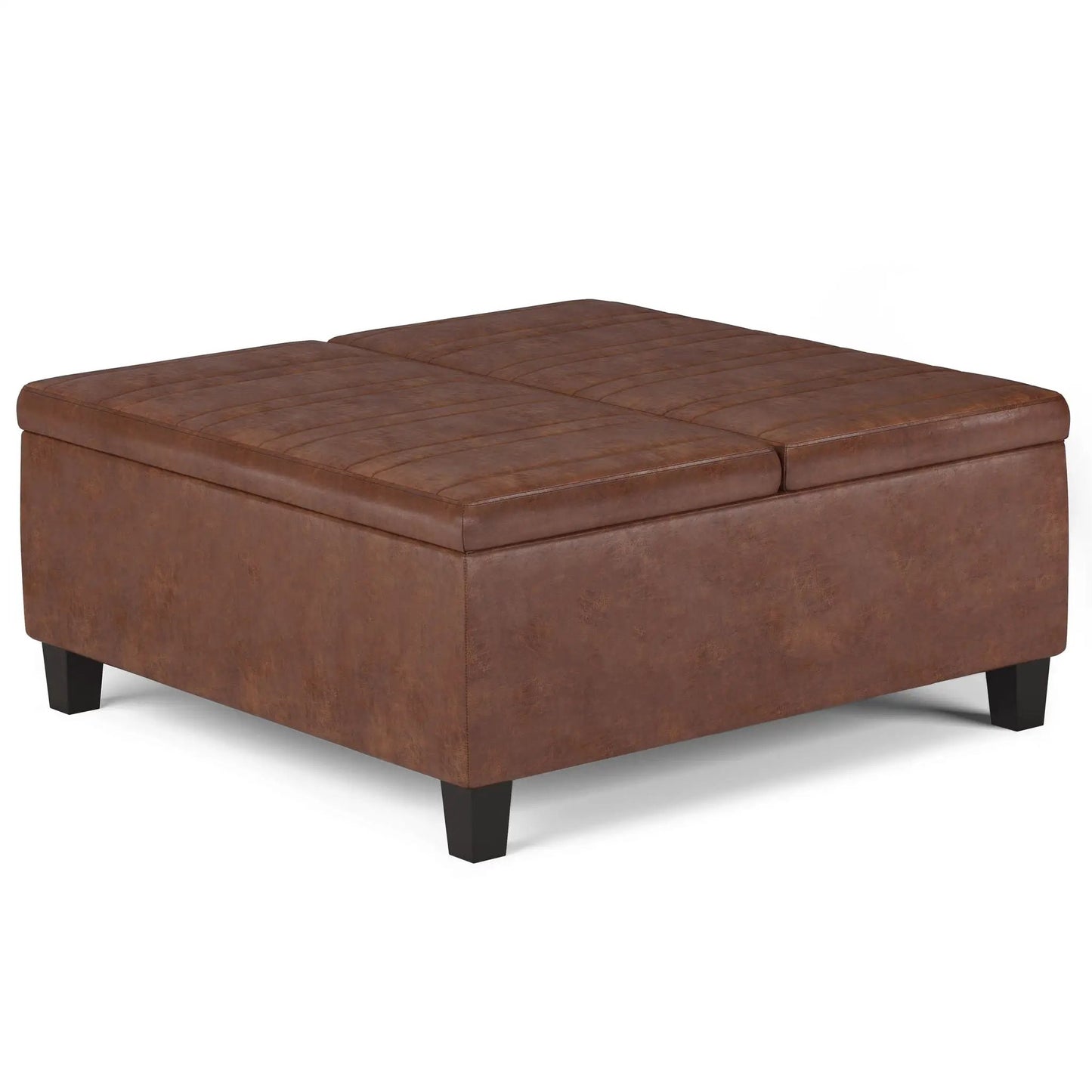 Ellis Coffee Table Storage Ottoman Contemporary