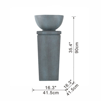 Zen Bowl Water Fountain and Relaxing Garden Decor