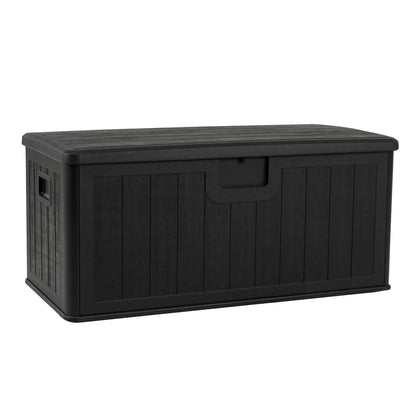 100 Gallon Large Deck Box With Lockable Lid