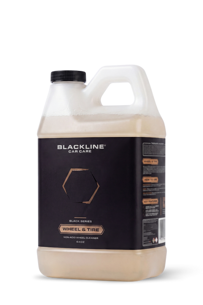 Blackline Wheel N' Tire Cleaner bottle, white jug, 64 oz non-acid wheel cleaner on Tampa Home & Garden Store