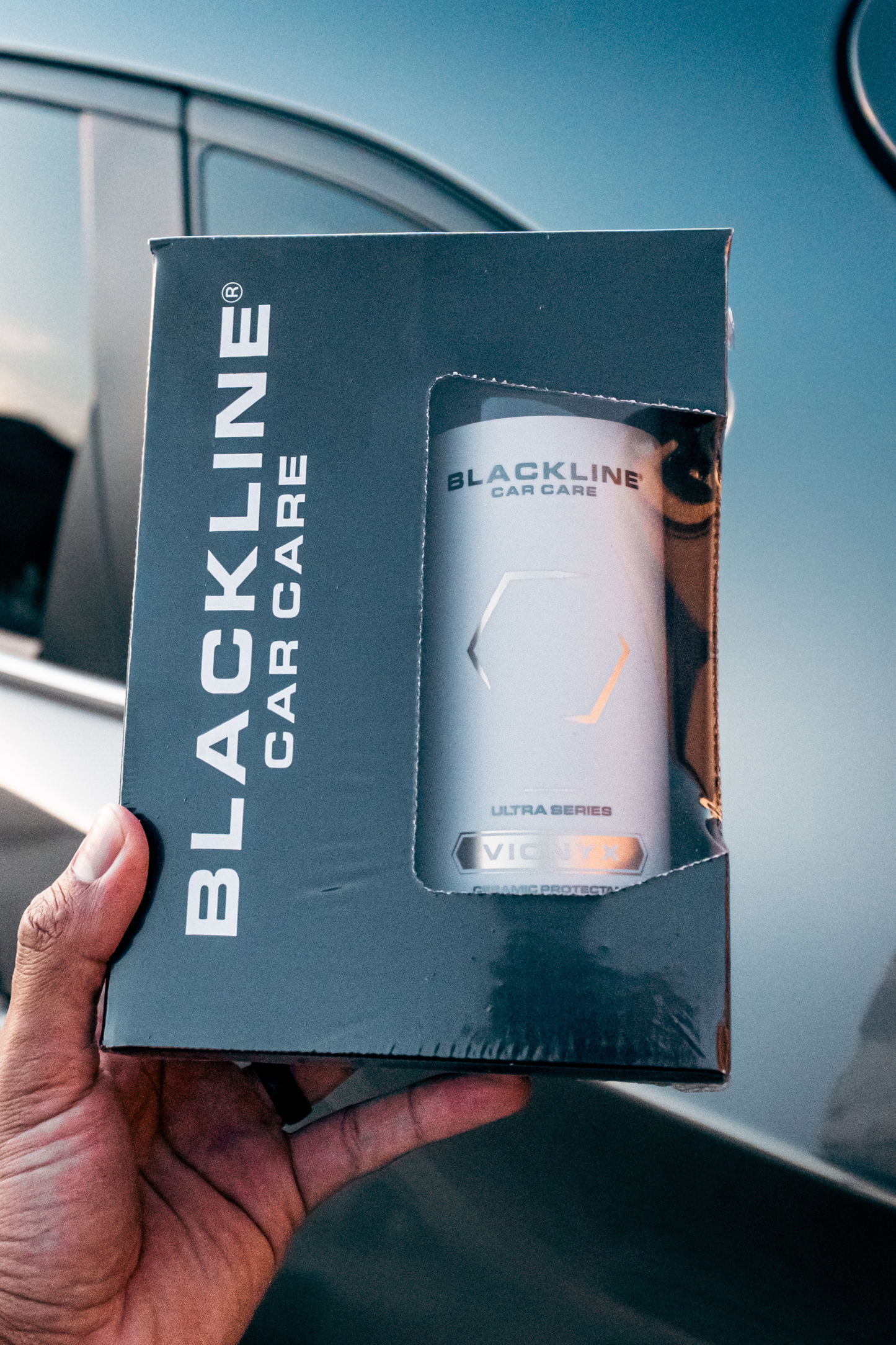BLACKLINE VIONYX Ceramic Protectant bottle in a dark box with Blackline Car Care branding on Tampa Home & Garden Store