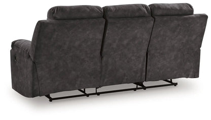 Brysonview reclining sofa charcoal 3-seat with recline Unique Piece Furniture on Tampa Home & Garden Store