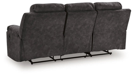 Brysonview reclining sofa charcoal 3-seat with recline Unique Piece Furniture on Tampa Home & Garden Store