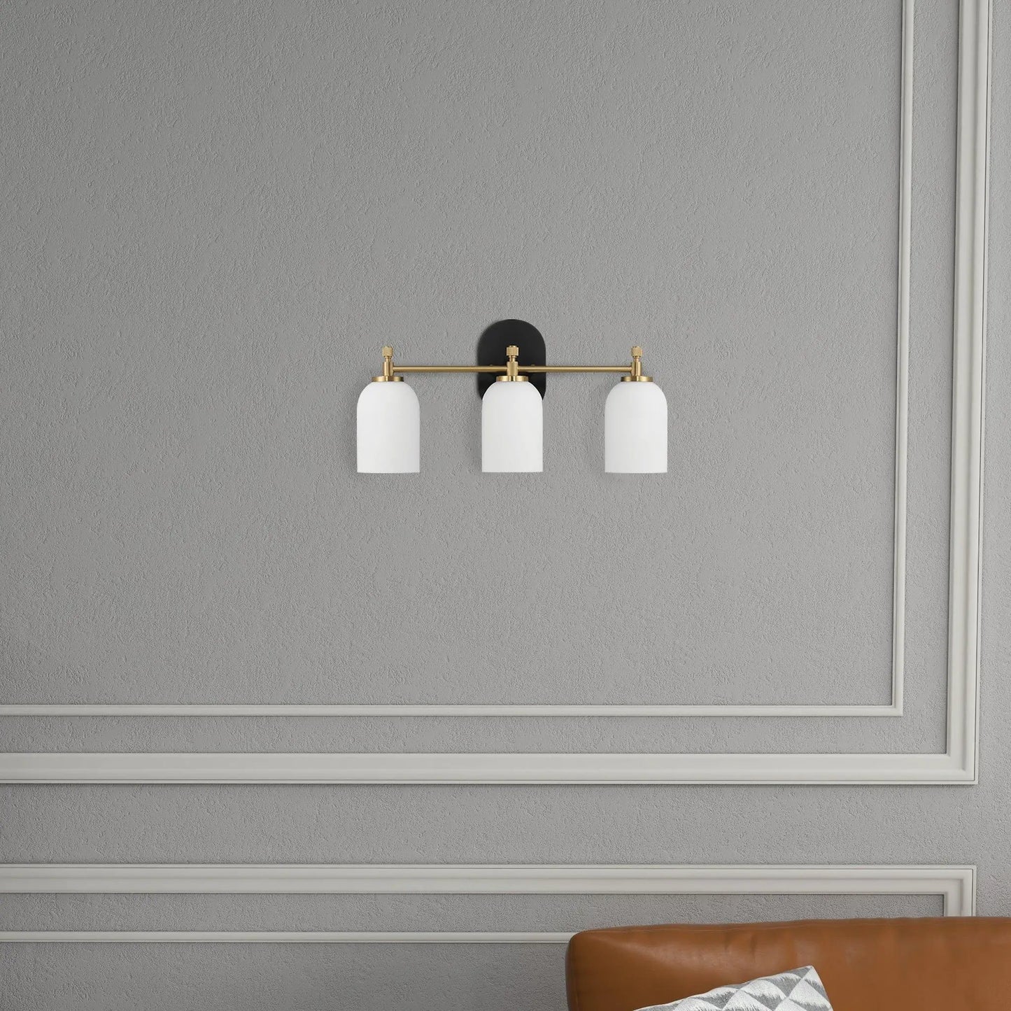 Meadows Three Lights Vanity Wall Light Bathroom