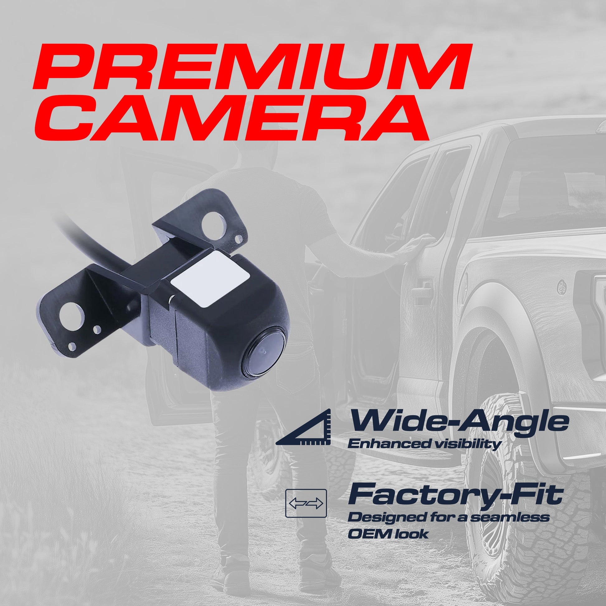 OEM backup cam for Hyundai Santa Fe Sport (2013-2016), Master Tailgaters; black cam on Tampa Home & Garden Store