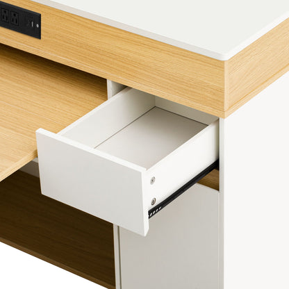 Extendable Table and Rolling Kitchen Island Cart