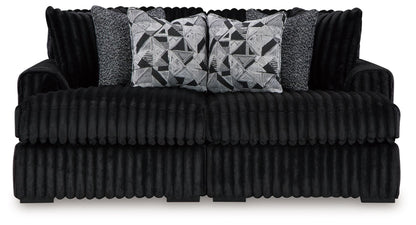 Midnight Madness Sectional and Jumbo Corduroy