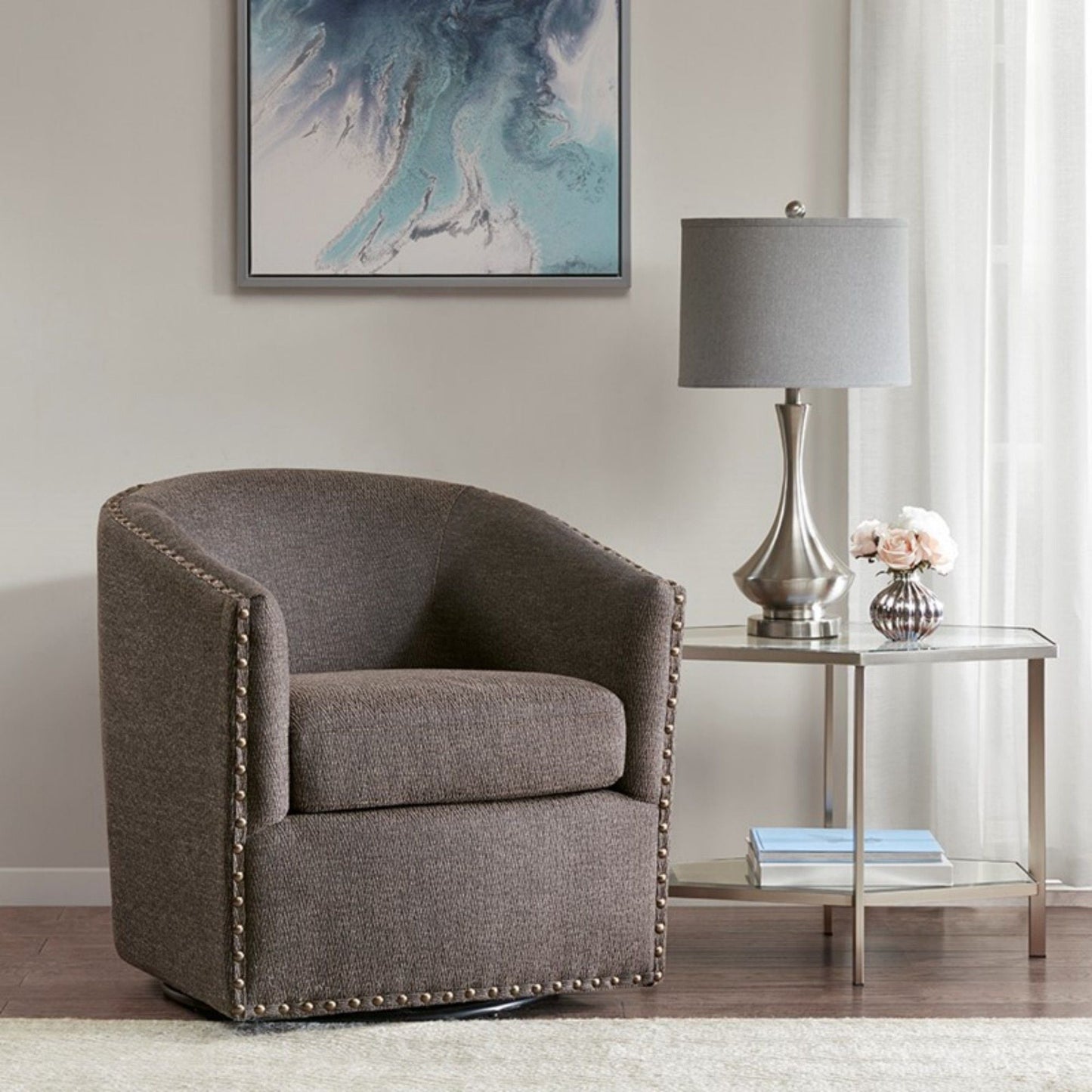 Elegant Chair 360 Degree Rotation and Comfort