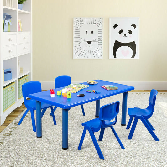 Kids Plastic Rectangular Learn and Play Table - Tampa Home & Garden Store