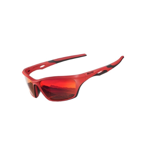 Red polarized impact-resistant sunglasses for fishing, cycling, and shooting by BikerZoneZ on Tampa Home & Garden Store