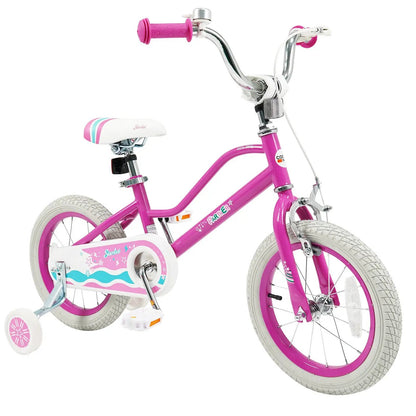 Kids Bike 12-18 Inch with Training Wheels Pink