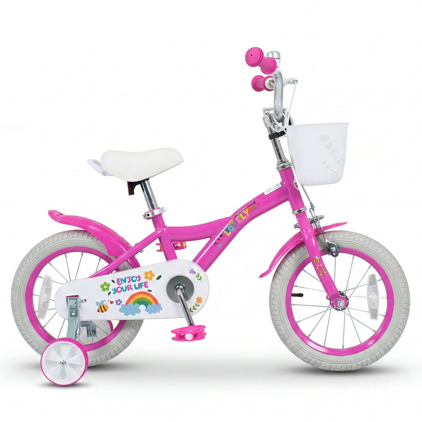 Girls Bike 12 to 18 Inch with Training Wheels