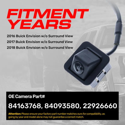 OE backup camera for Buick Envision w/o Surround View 2016-2018 84163768 84093580 22926660 on Tampa Home & Garden Store