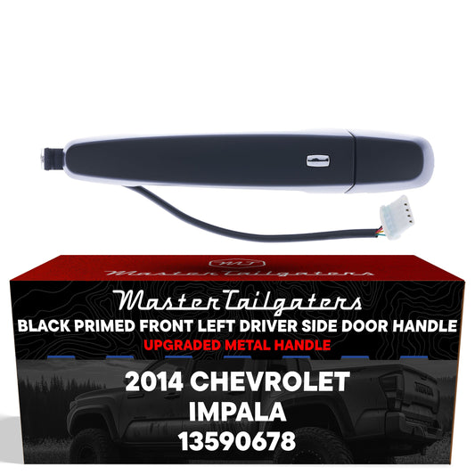 Exterior door handle black primed Master Tailgaters for 2014 Chevy Impala front left OE 13590678 on Tampa Home & Garden Store