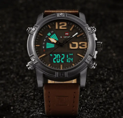 Men's Digital Analog Watch Multifunction