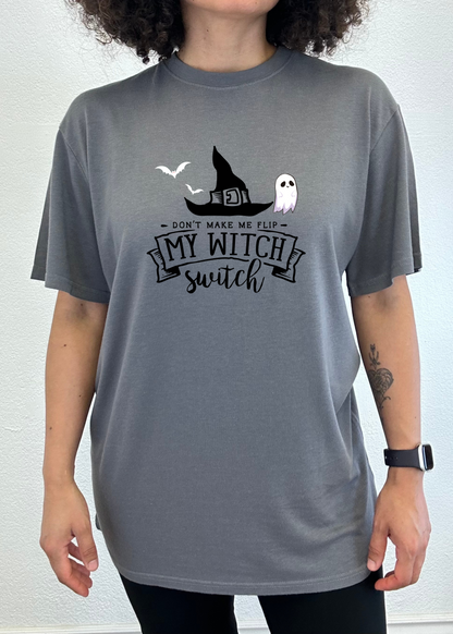 My Witch unisex graphic tee in gray bamboo viscose/organic cotton by Spun Bamboo on Tampa Home & Garden Store
