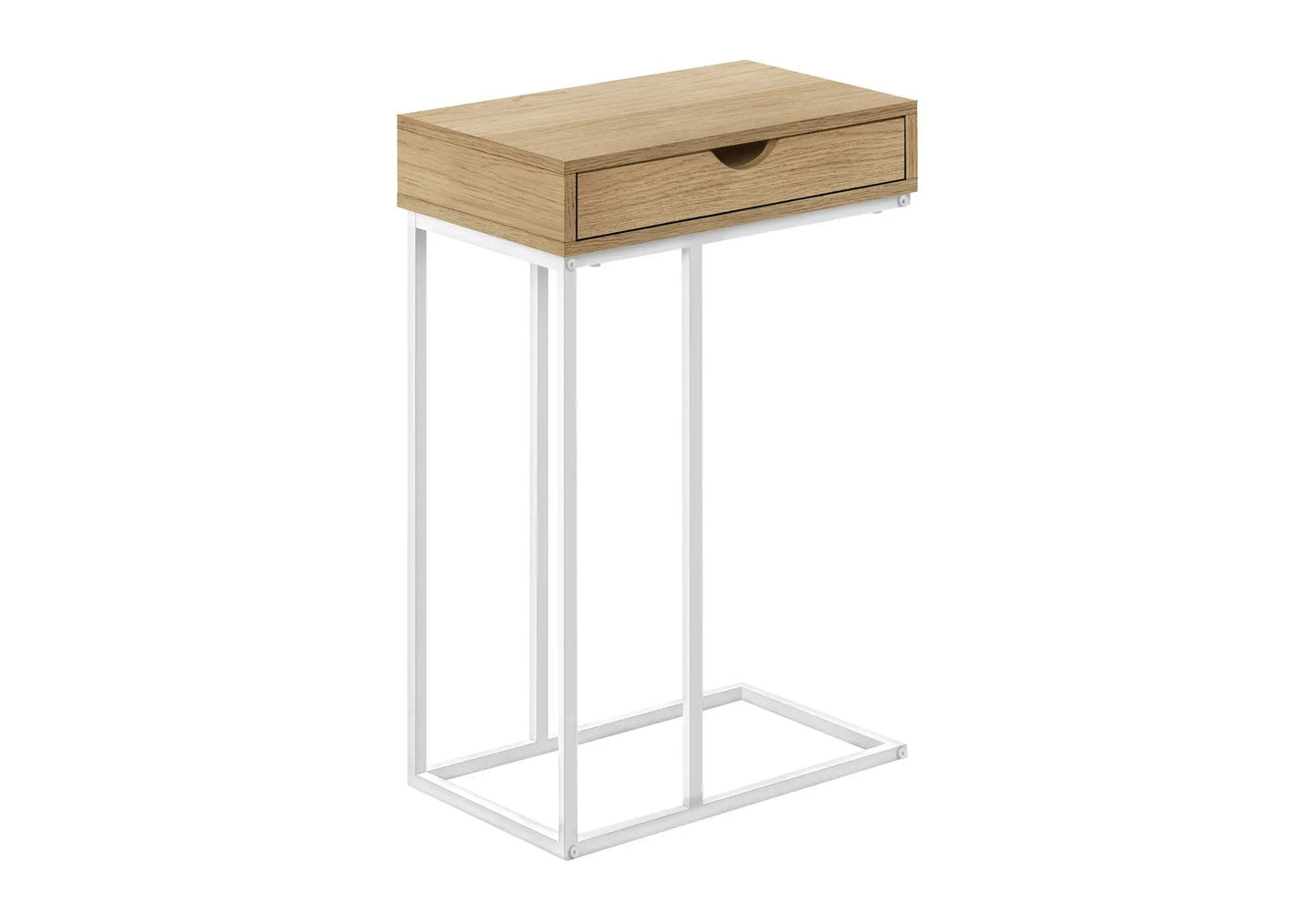 Elegant Accent Table C Shaped and Modern Design