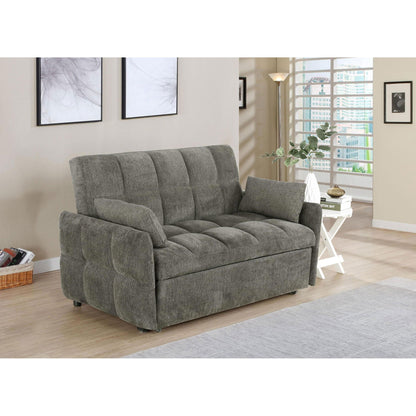 Alvara Tufted Pull Out Sofa With Memory Foam