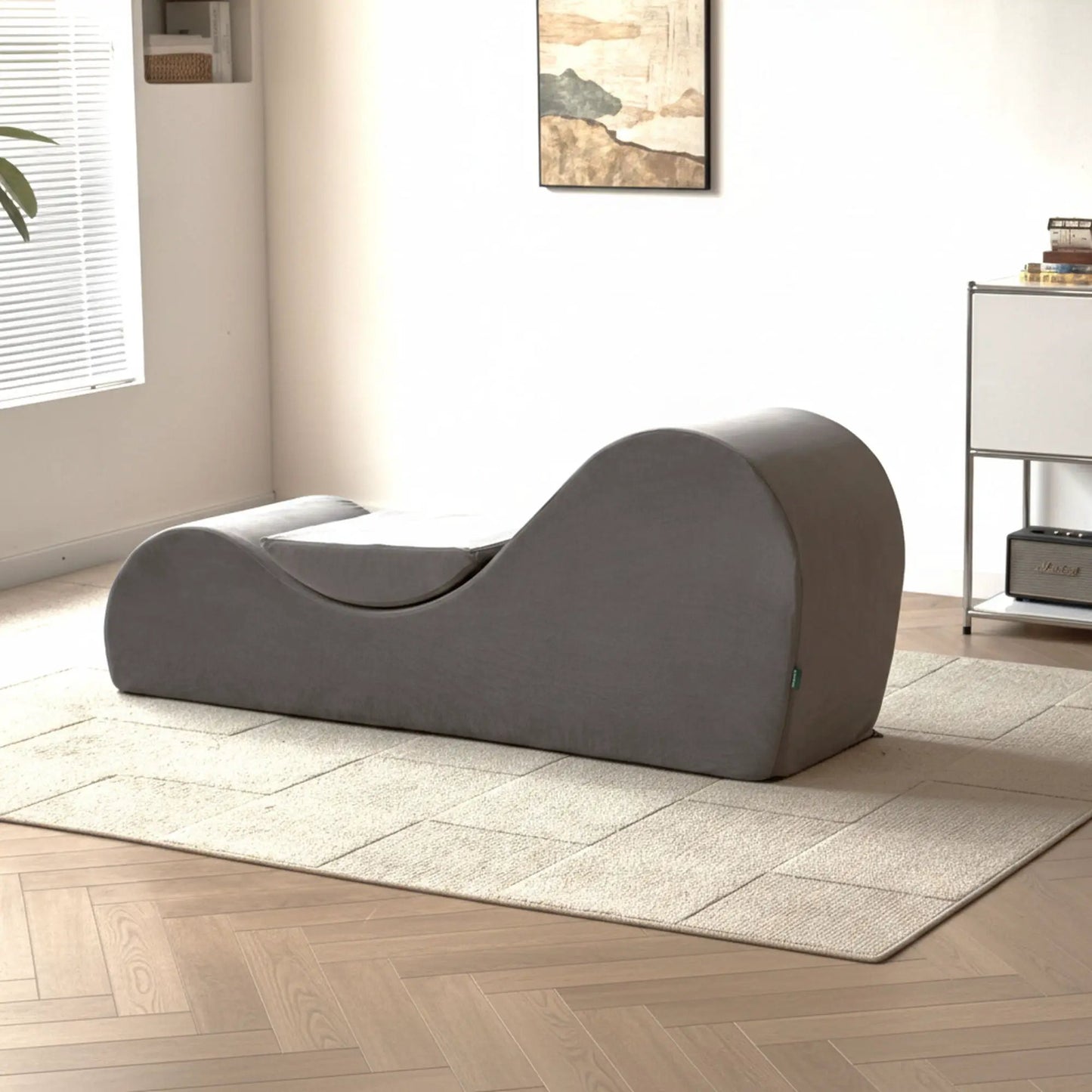 Solace Chaise Lounge Chair with Ergonomic Foam