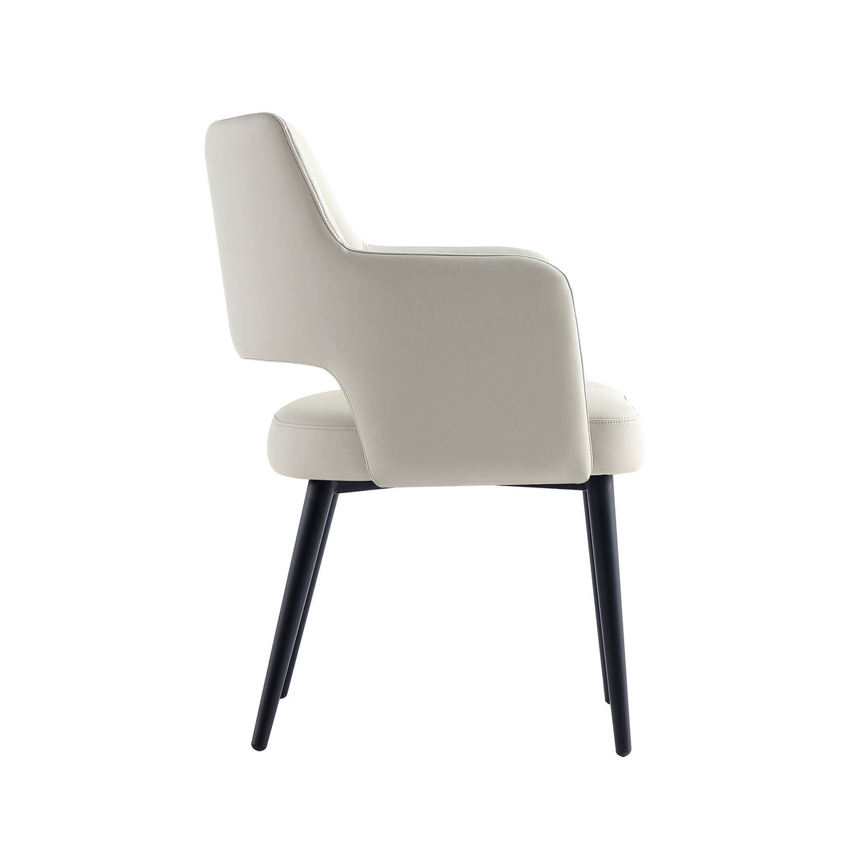 Modern Tremont Dining Armchair and Steel Frame
